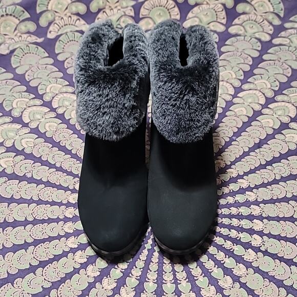 Ugg Shearling Cuff Platform High Heal Boots - Great Condition! - Picture 2 of 5